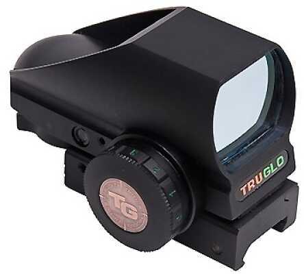 Truglo Tru-Brite Red Dot Picatinny Black 8 Reticle Choices Dual Color Illumination Innovative Compact Design