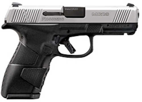 Mossberg MC2C Two-Toned Semi-Auto Pistol 9mm 3.4" Barrel (1)-13Rd,(1)-15Rd Mags Cross Bolt Safety FT: 1-Dot RR: 2-DOT, Adjustable for Windage Black Polymer Finish