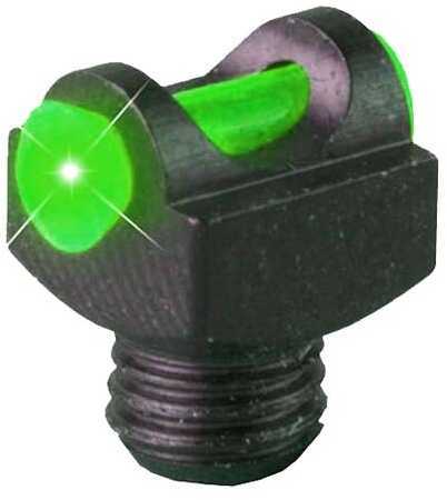 Truglo TG-TG954Ag StarBrite Deluxe Green Fiber Optic Front Sight With 6-48 Thread Black For Shotgun