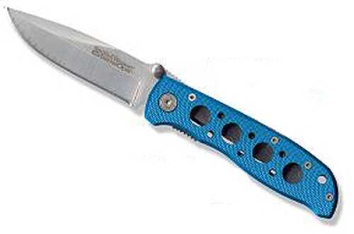 Taylor Brands / BTI Tools SW Knife S&W EXTERME OPS 4" W/HOLES BLUE HDL CK105BL