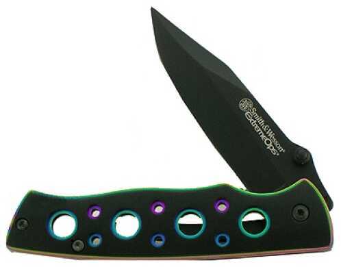 Taylor Brands / BTI Tools SW Knife S&W BULLSEYE LL 3.7" Black TANTO CK113