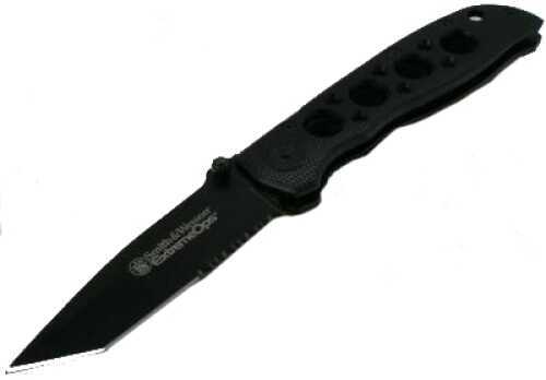 BTI Tools Extreme Ops 4.1" Black Tanto Blade, Clam Md: CK5TBSCP