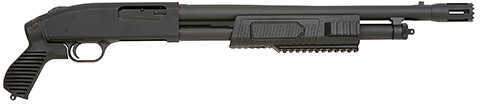 Click to see larger image. Mossberg Flex 500 Tactical 12 Gauge Shotgun 18.5" Barrel Blued Finish Synthetic Stock With Rail 50673