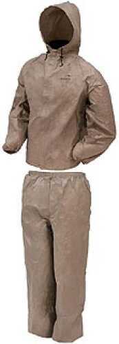 Frogg Toggs Ultra-Lite2 Rain Suit w/Stuff Sack XX-Large, Khaki UL12104-042X