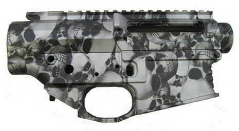 Black Rain Ordnance .308 Milled Lower Receiver Skulls BRO-CCS-SKULLS-308