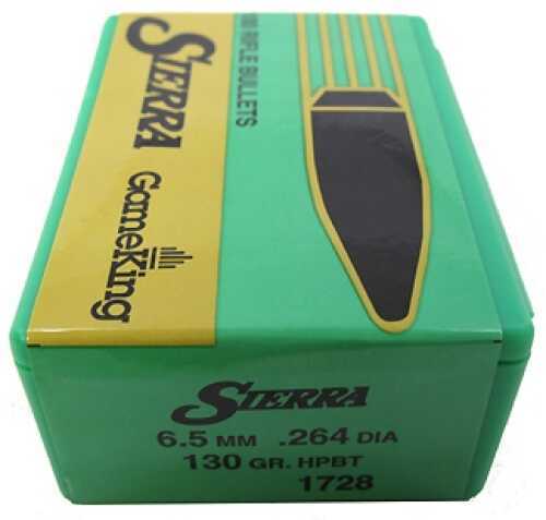 Sierra 6.5mm/264 Caliber 130 Grains HPBT GameKing /100 1728