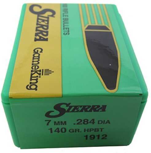 Sierra 7mm/284 Caliber 140 Grains HPBT GameKing /100 1912