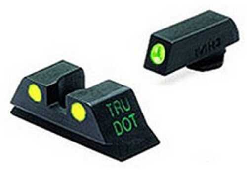 Meprolight Tru-Dot Sight Fits Glock 20 21 29 30 Green/Yellow 0102223201