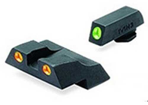 Mako Group for Glock - Tru-Dot Sights G26 & 27 Green/Orange Fixed Set ML10226 O