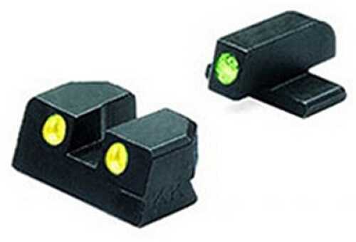 Mako Group Springfield - Tru-Dot Sights XD .45 ACP Green/Yellow Fixed Set ML11411Y