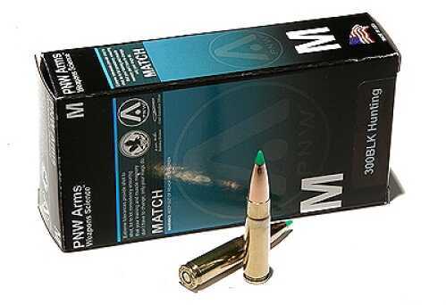 PNW Arms 300 BlackOut 125 Grains Nosler Ballistic Tip HPBT (Per 20) 300BLKHNT125BTIP20