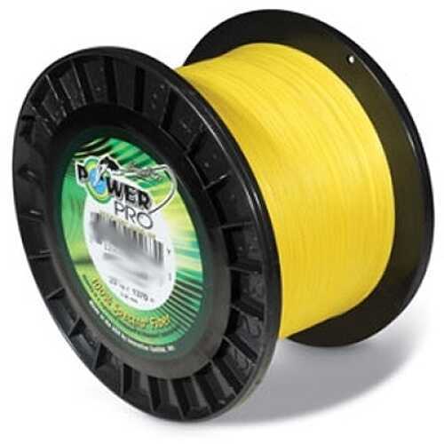 Shimano PowerPro Microfil Braided Line 65 lb, 1500 Yards Hi-Vis Yellow 21100651500Y