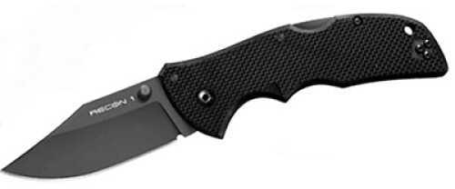 Cold Steel Recon 1 Folding Knife AUS 8A/Black Plain Clip Point Pocket 3" Black G10 27TMC