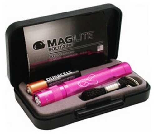 Maglite Solitaire Flashlight Presentation Box, NBCF Pink Md: K3AMW2