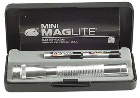 Maglite Mini-Mag Flashlight AA Presentation Box, Silver M2A10L