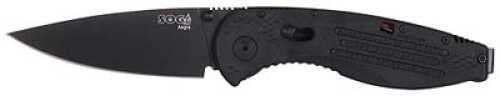 SOG Knives Aegis Series Knife Black TiNi, Clam Pack AE02-CP