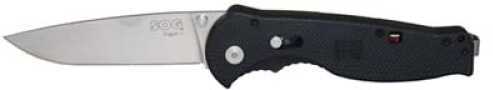SOG Knives Flash II Straight Edge, Satin, Clam Pack FSA8-CP