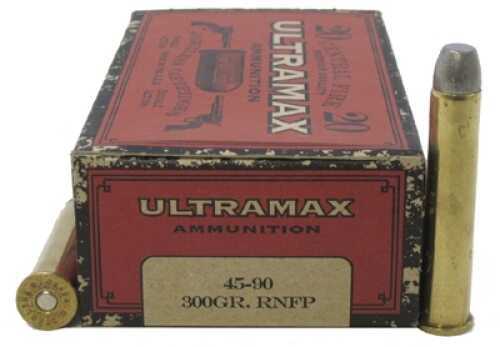 45-90 Winchester 20 Rounds Ammunition Ultramax 300 Grain Lead