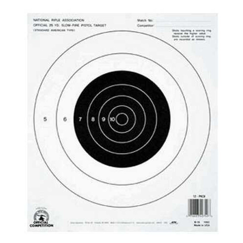 Champion Traps & Targets NRA B16 25Yd Pistol Slowfire 100/Pack 40722