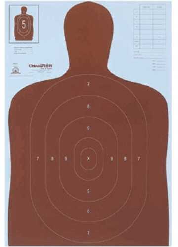 Champion Traps and Targets Police Silhouette B-27 E (100 Pack) 40730
