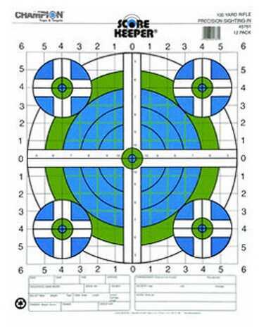 Champion Traps and Targets SCORE KEEP 100YD TGT FLOUR 45731