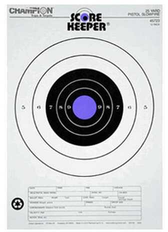 Champion Traps and Targets 25 Yard Pistol Slow Fire O/B (Per 100) 45753