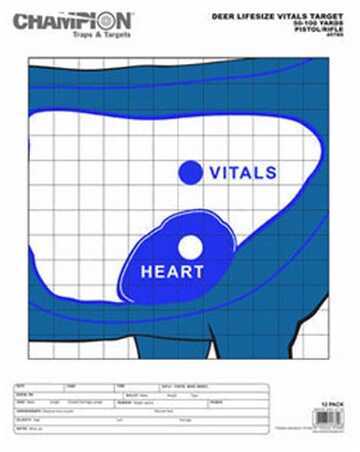 Champion Traps and <span style="font-weight:bolder; ">Targets</span> Deer Vitals 12 Pack 45789