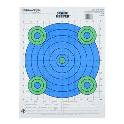 Champion Traps and Targets 100 Yard Sight In Large Orange (Per 12) 45796