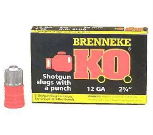 Click to see larger image. Brenneke KO Slug 12 Gauge 2.75" (Per 5) SL-122KO-120970