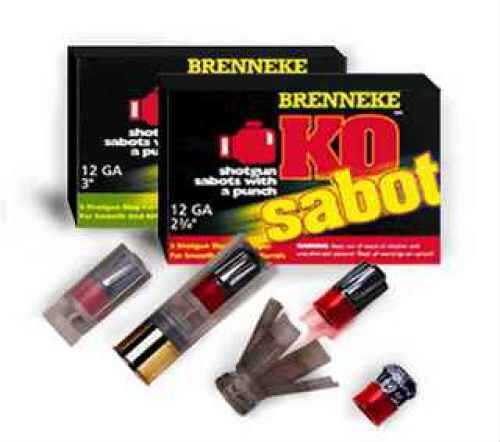 Brenneke KO Sabot Slug 12 Gauge, 2.75" (Per 5) SL-122KOS-1211822