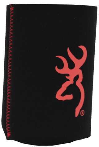 AES Outdoors Browning Can Coozie Black/Red BR-CAN-BLKR