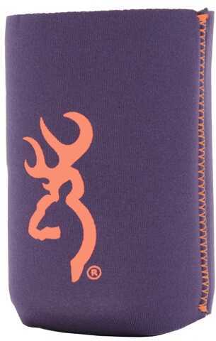 AES Outdoors Browning Can Coozie Navy/Orange BR-CAN-NO