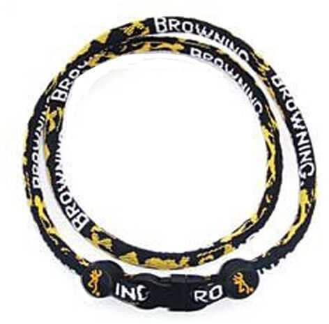 AES Outdoors Browning Titanium Power Necklace Gold BRN-NEC-001