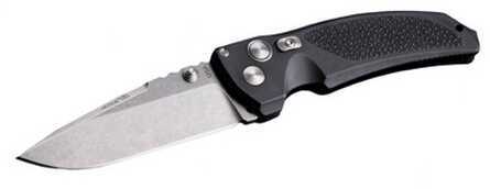 Hogue Grips EX-03 Folding Knife Tumbled Plain Folder Drop Point 3.5" Polymer Frame / Black 34370