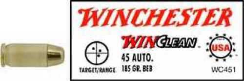 45 ACP 50 Rounds Ammunition Winchester 185 Grain Soft Point