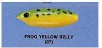 Pradco Lures Arbogast Jitterbug 3/8 Frog/Yellow Md#: G600-07