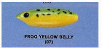 Pradco Fishing Arbogast Jointed Jitterbug Frog White Belly Lure