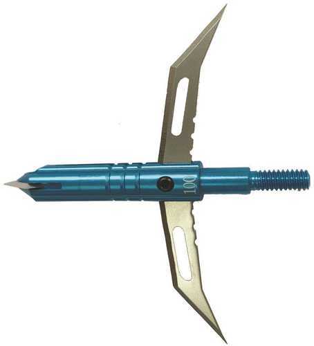 Click to see larger image. Xecutioner Broadhead Expandable Blue 100 gr. 4 pk. Model: 6010