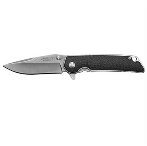 Camillus Cutlery Company TRC Folding Knife, 2 3/4" VG10 Blade, Black Carbon Fiber Handle
