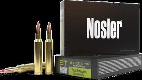 7mm Remington Magnum 20 Rounds Ammunition Nosler 150 Grain Ballistic Tip