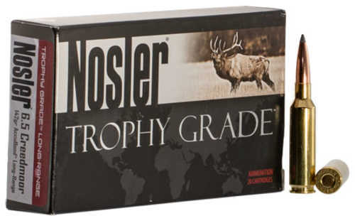 6.5 Creedmoor 20 Rounds Ammunition Nosler 142 Grain AccuBond