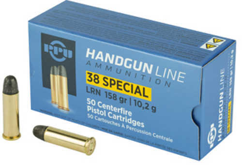 38 Special 50 Rounds Ammunition Prvi Partizan 158 Grain Lead