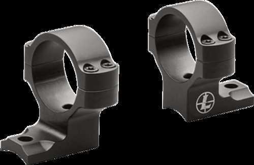 Leupold 171104 BackCountry 2-Piece Base/Rings For Browning Ab3 Long Range 1" Ring Medium Black Matte Finish