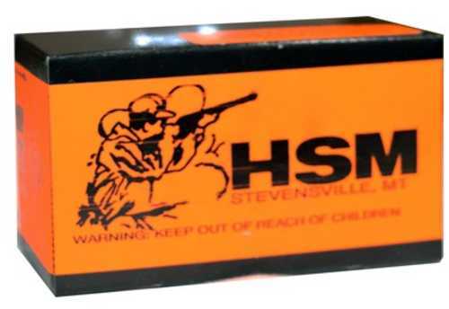 9mm Luger 50 Rounds Ammunition HSM 147 Grain Plated Flat Nose