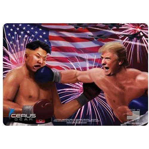 CERUS Gear 3MM PROMATS 12"X17" Trump Vs. Kim JONG-Un Full CLR