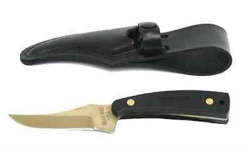Bear and Son Upswept Skinner w/ Sheath Stag Delrin 7 1/4 in Model: 753