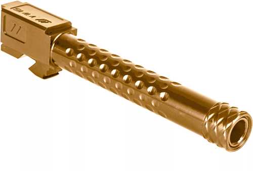 ZEV Technologies V2 Match Grade Barrel for Glock 17 Gen 5 9mm Luger 4.97" Dimpled 1/2"-28 Threaded Stainless Steel