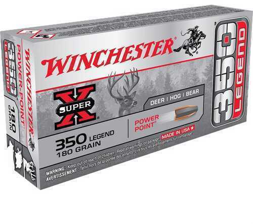 350 <span style="font-weight:bolder; ">Legend</span> 20 Rounds Ammunition Winchester 180 Grain Soft Point