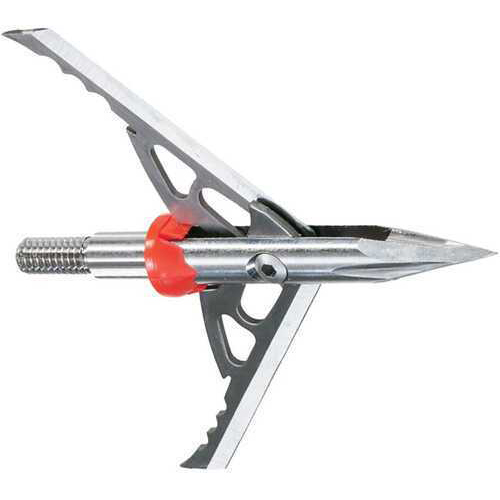 Rage Broadhead Trypan 2-Blade Hybrid Hypodermic Tip 150 Grain Steel Crossbow Archery Arrow, 3 Pack