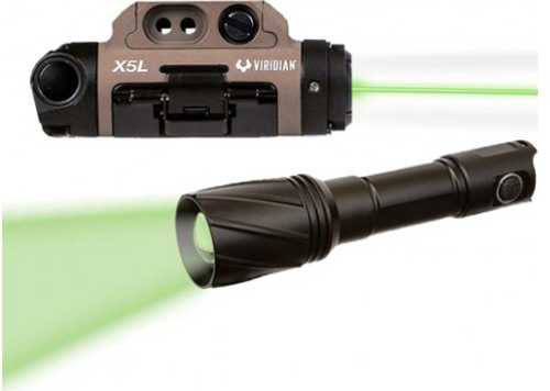 Viridian Laser/Light X5L Green Gen3 Rail FDE +Free V210 ILLUM